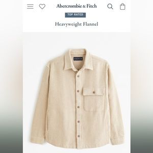 NWT Abercrombie & Fitch Men’s Heavyweight Flannel